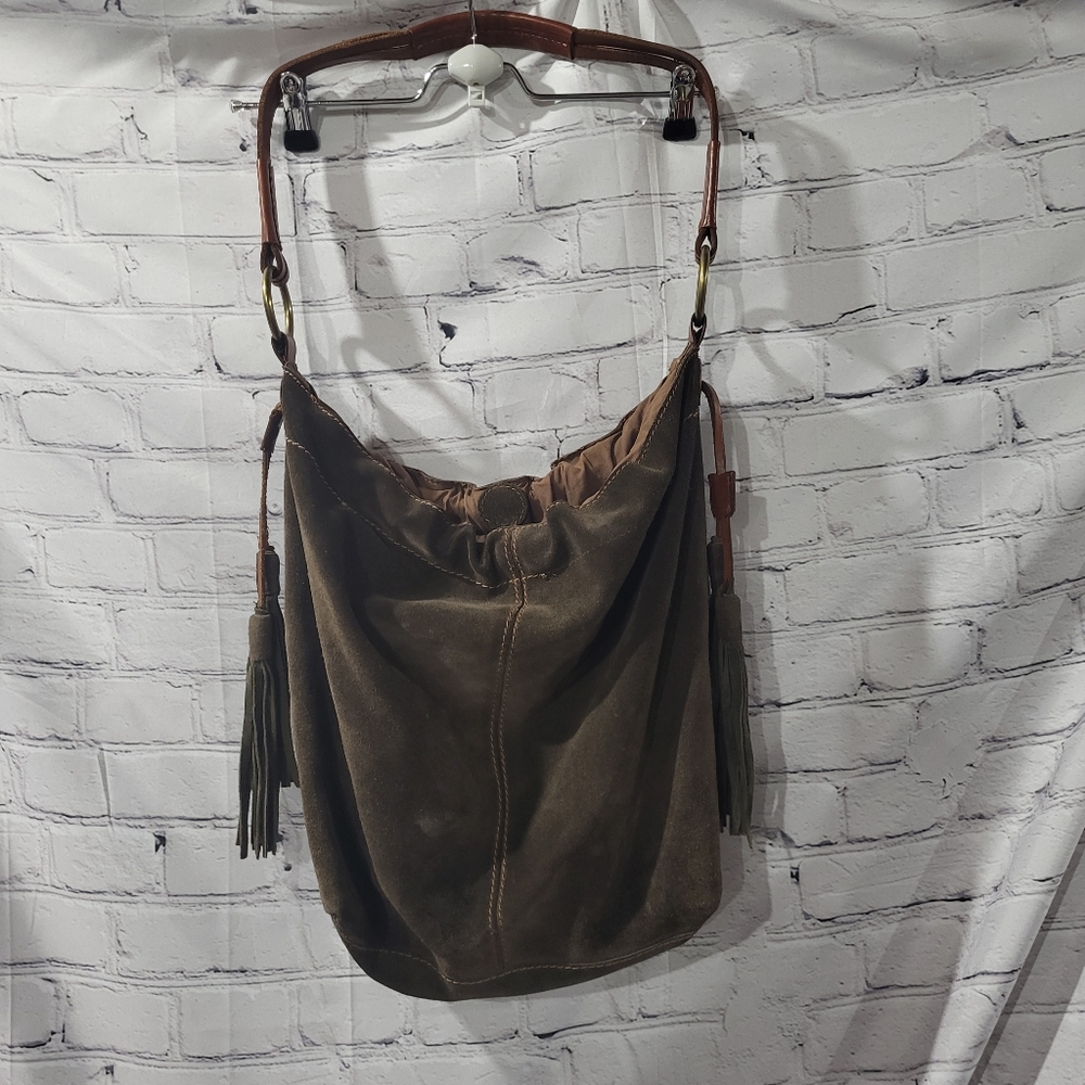 Lucky Brand Large Hobo Bag with fringe